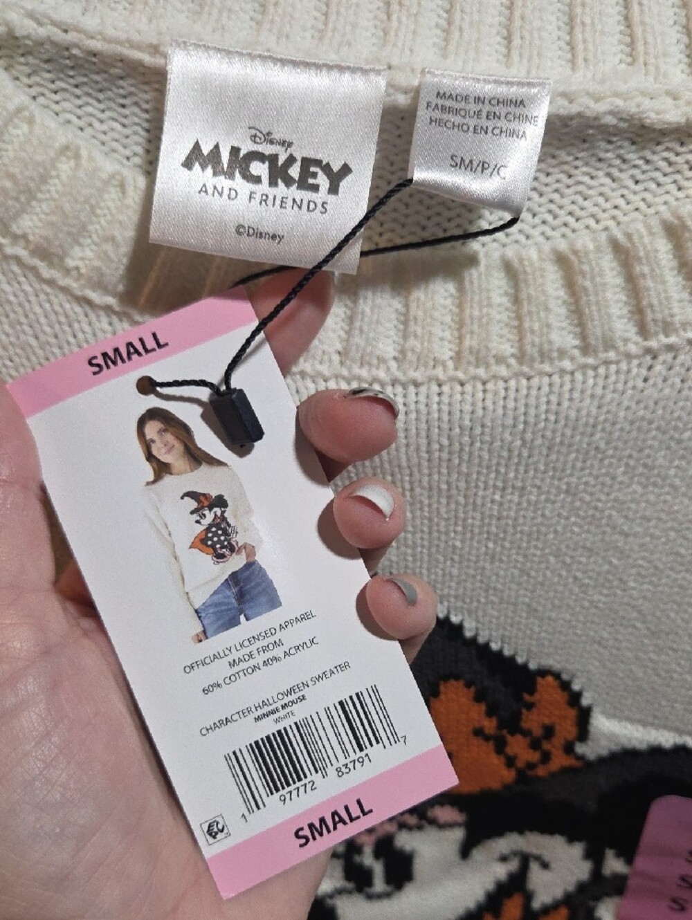 Disney Halloween Witch Minnie Sweater - Picture 2 of 2